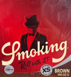 Caixa De Seda Smoking Master King Size Slim C/ 50 Livretos