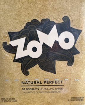 Caixa De Seda Zomo Natural Perfect 1 1/4 C/ 50 Livretos