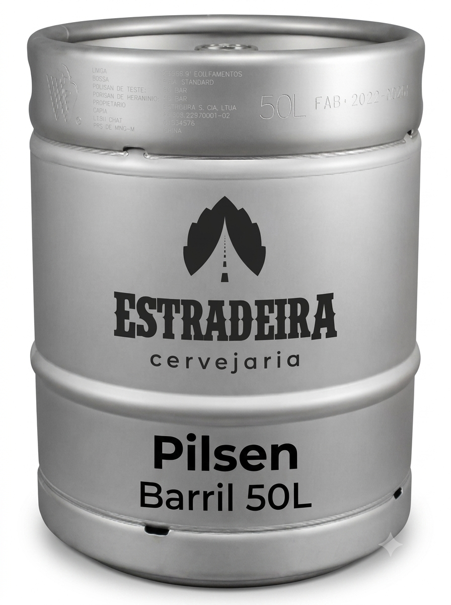 Estradeira Pilsen Barril 50l