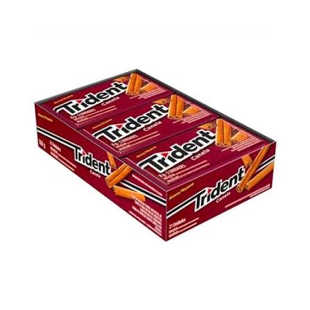 Chiclete Trident Canela