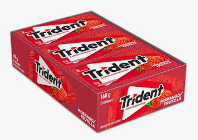 Chiclete Trident Morango