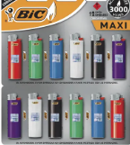 Isqueiro Bic Maxi Cores Sortidas Display C/ 12
