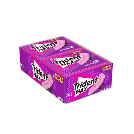 Chiclete Trident Max Cool Raspberry